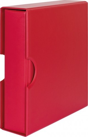 Set: Universalordner PUBLICA M COLOR-Berry (rot) mit passender Schutzkassette