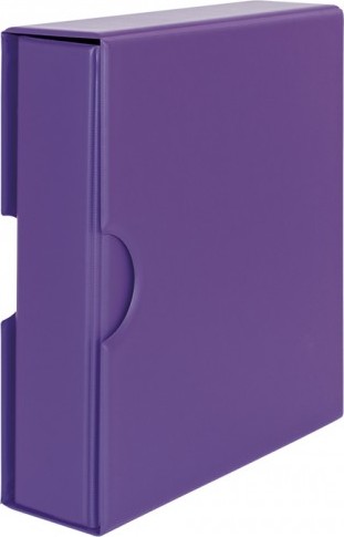 Set: Universalordner PUBLICA M COLOR-Viola (Lila) mit passender Schutzkassette