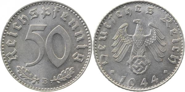 50 Reichspfennig 1944 B prfr/f.prfr J 372